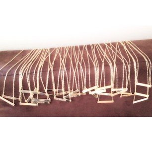 3 days, 150 necklaces, 2 wholesale orders done! // excited to get the new @speakablenyc collection launched on April 1st