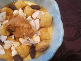 loaded pumpkin yogurt with cereal