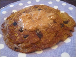 chocolate pumpkin pancake