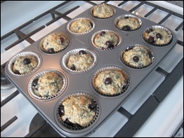 Loaded Blueberry Coconut Muffins