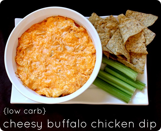 Low Carb Cheesy Buffalo Chicken Dip
