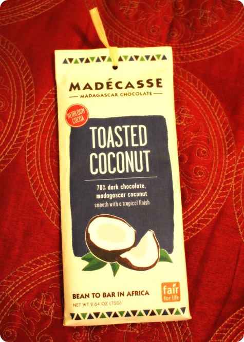 Madecasse Toasted Coconut Dark Chocolate