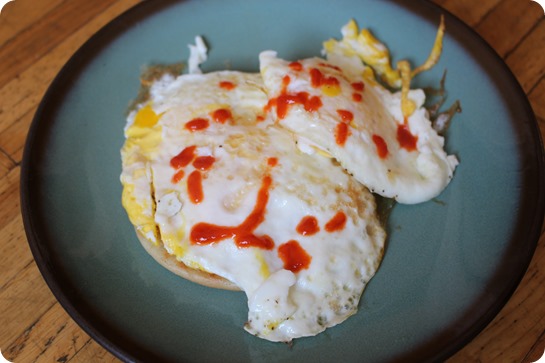eggs + sriracha