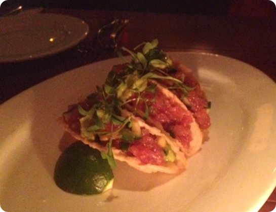 Tuna Tacos - Lure Fishbar NYC