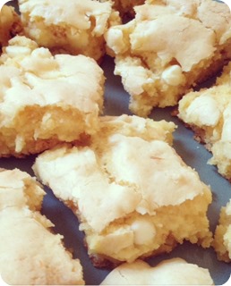 Cake Batter Blondies