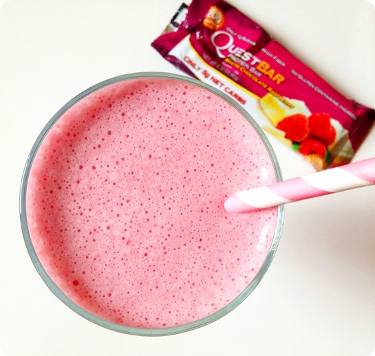 White Chocolate Raspberry Smoothie