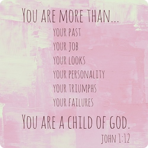 You are more...