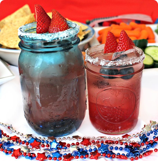 Celebrating Fourth of July with Tostitos.