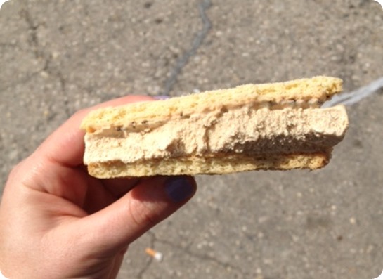 Brown Butter Coffee Caramel Ice Cream Sandwich