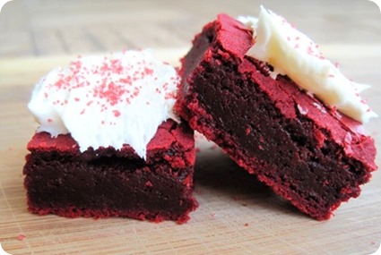 Red Velvet Cake Batter Brownies