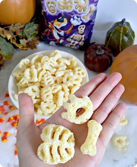 Celebrating Halloween with Cheetos Bag of Bones Snacks
