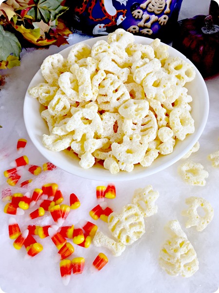 Celebrating Halloween with Cheetos Bag of Bones Snacks