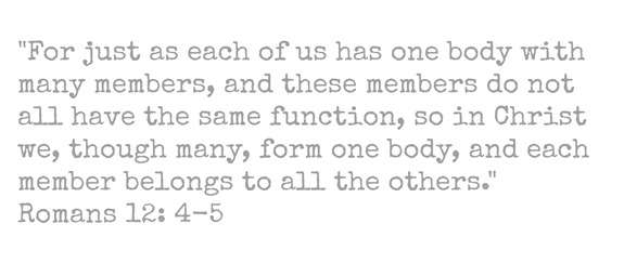 Romans 12:4-5