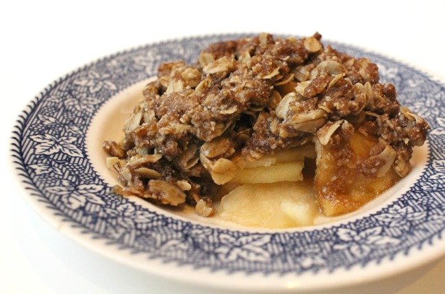 Cinnamon Brown Sugar Apple Crisp
