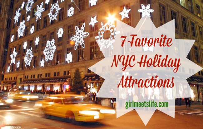 7 Favorite NYC Holiday Attractions || girlmeetslife.com