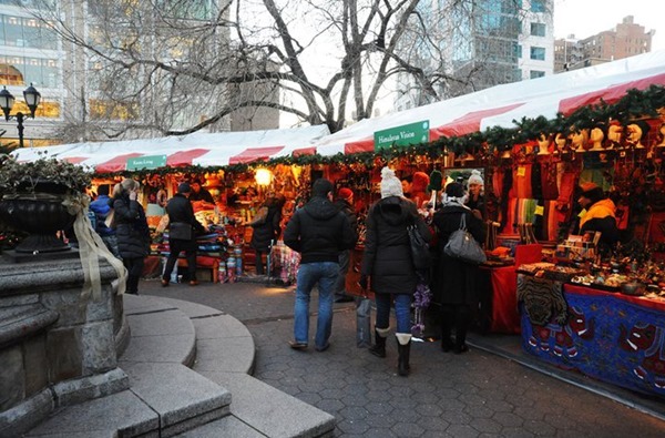 Union Square Holiday Market NYC