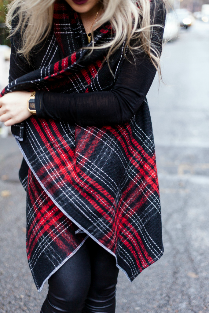 Plaid Wool Cashmere Vest || girlmeetslife.com || gracie gordon