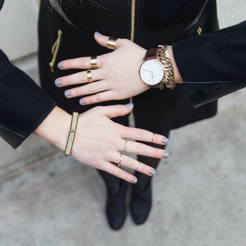 Daniel Wellington men's watch + arm candy