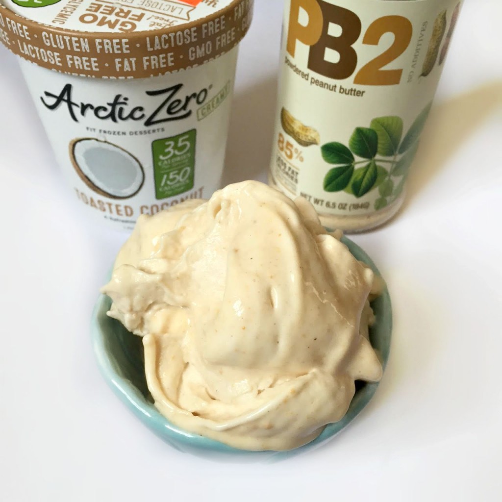 2 Ingredient Light Peanut Butter Frosty