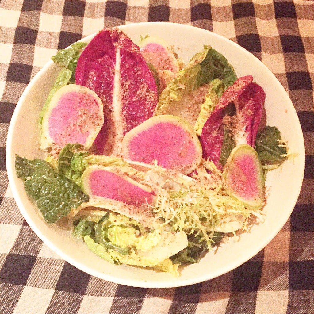 five lettuce ‘caesar’ from Upland NYC